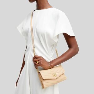 Tory Burch Kira Chevron Chain Wallet